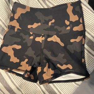 Ryderwear Camo Scrunch Shorts